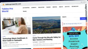 Publish Guest Post on tablesproworld.com