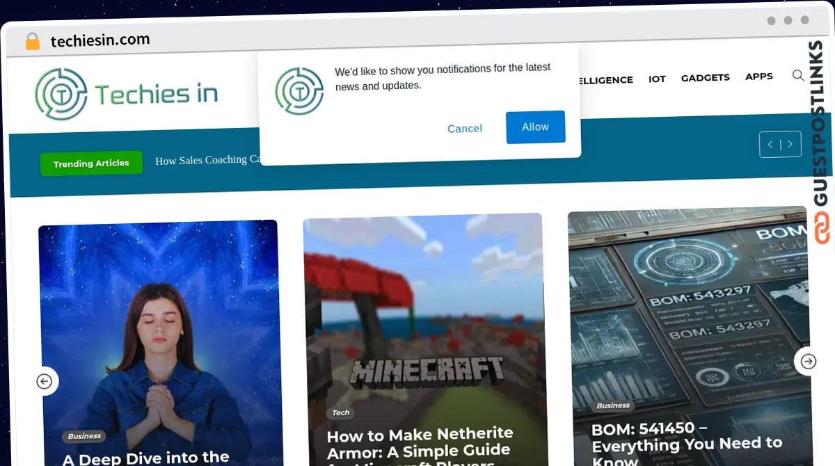 Publish Guest Post on techiesin.com