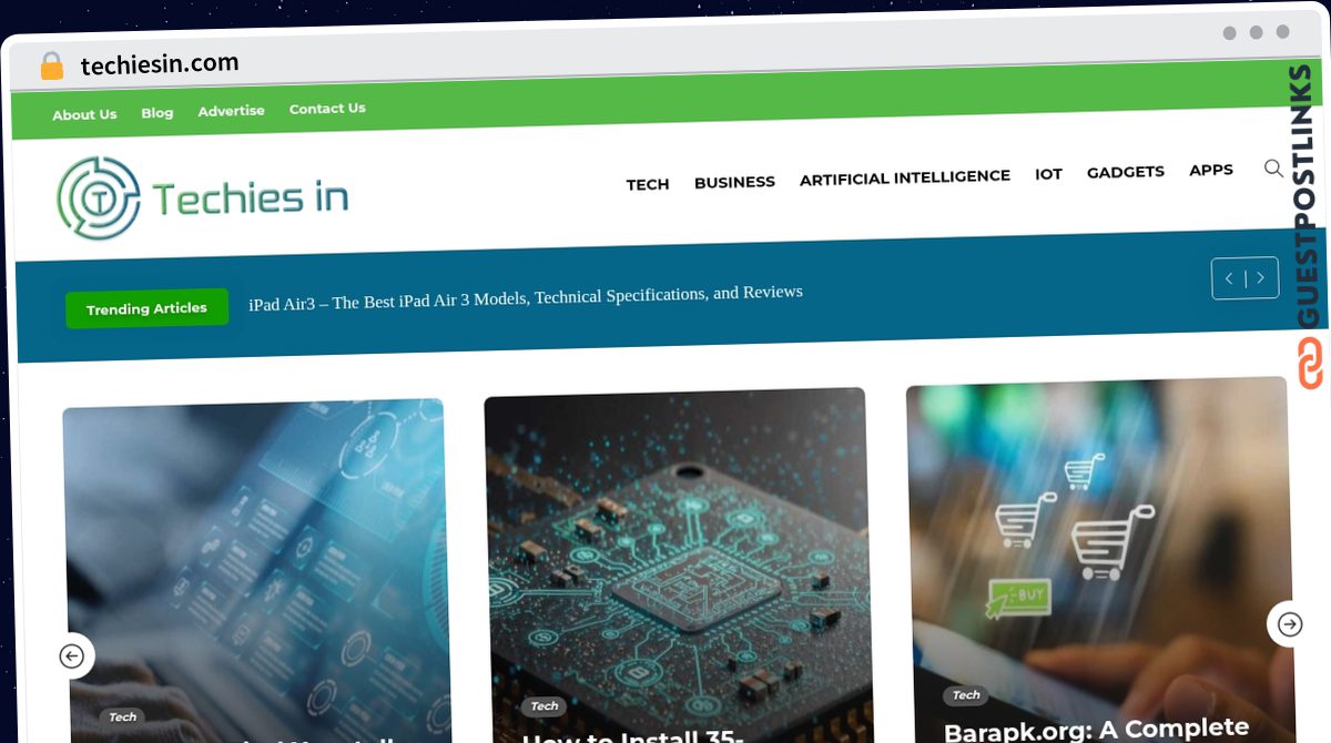 Publish Guest Post on techiesin.com