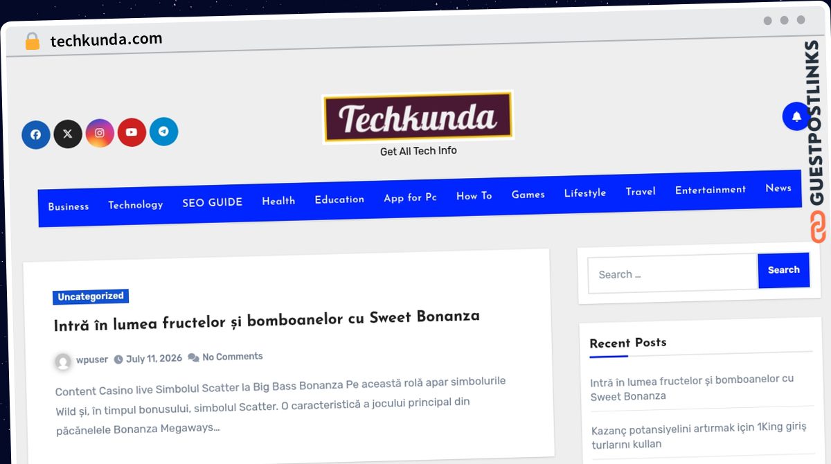 Publish Guest Post on techkunda.com