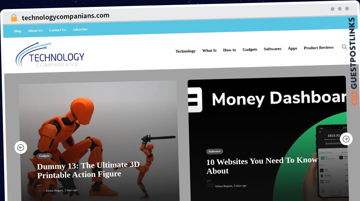 Publish Guest Post on technologycompanians.com