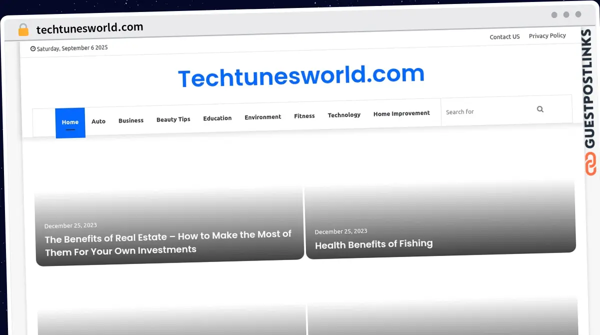 Publish Guest Post on techtunesworld.com