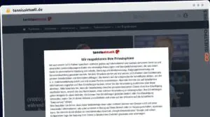 Publish Guest Post on tennisaktuell.de