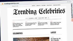 Publish Guest Post on trendingcelebritys.com