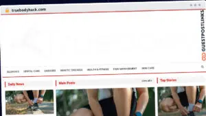 Publish Guest Post on truebodyhack.com