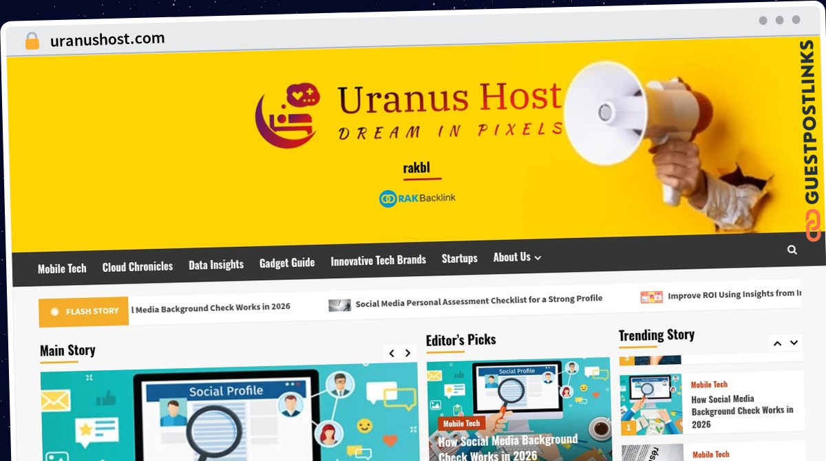 Publish Guest Post on uranushost.com