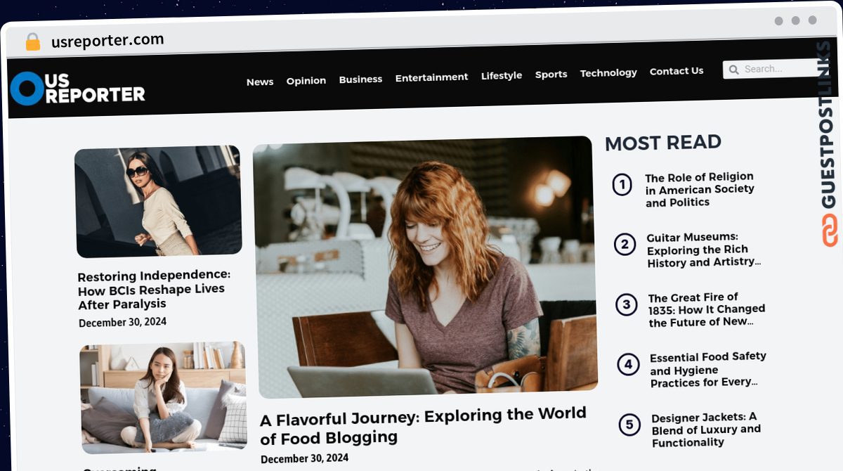Publish Guest Post on usreporter.com