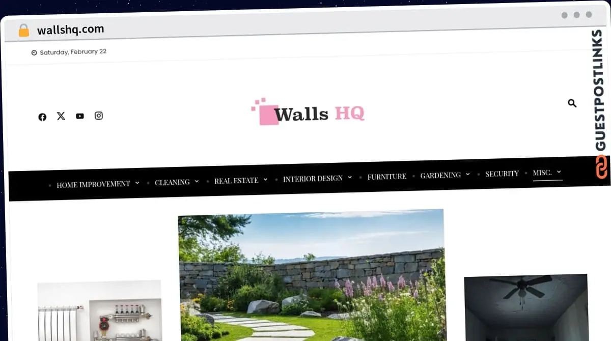 Publish Guest Post on wallshq.com