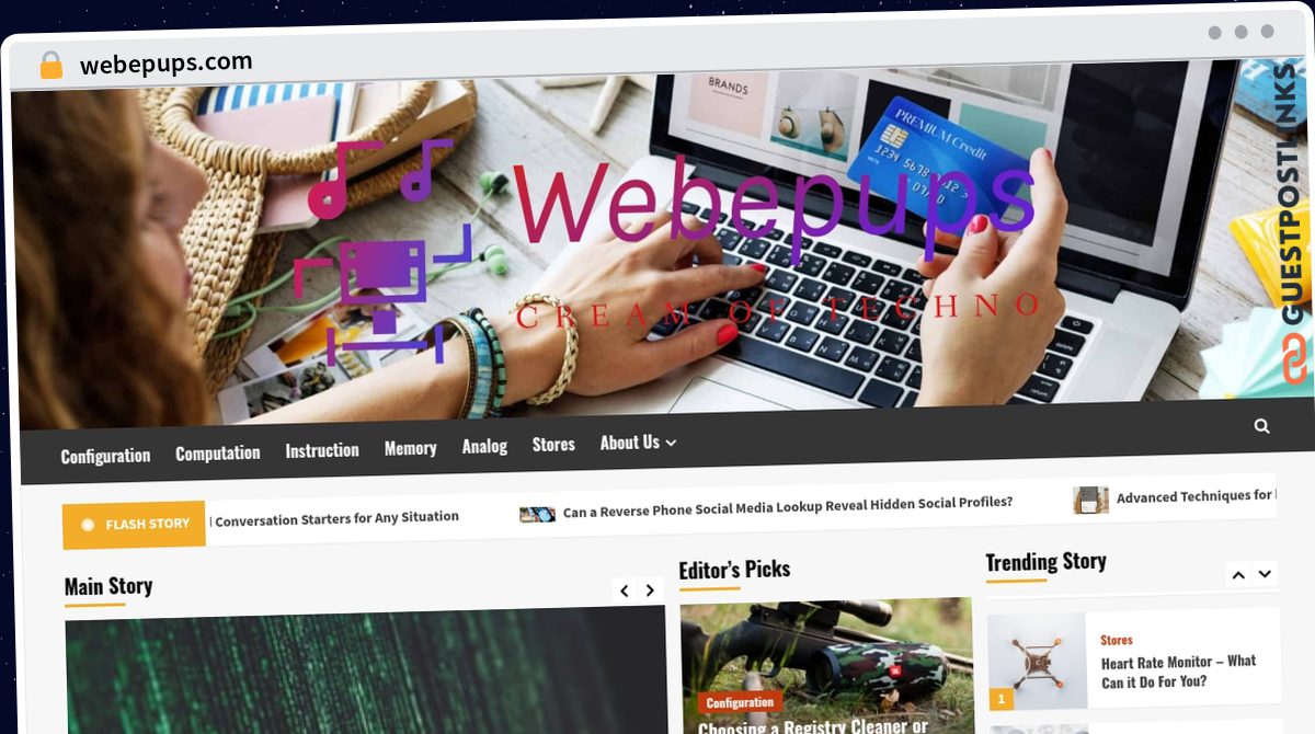 Publish Guest Post on webepups.com