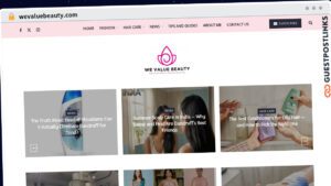 Publish Guest Post on wevaluebeauty.com