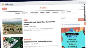 Publish Guest Post on xsilks.com