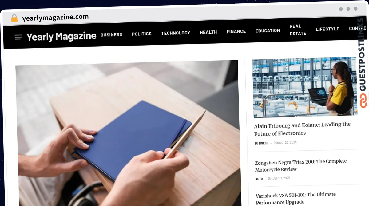 Publish Guest Post on yearlymagazine.com