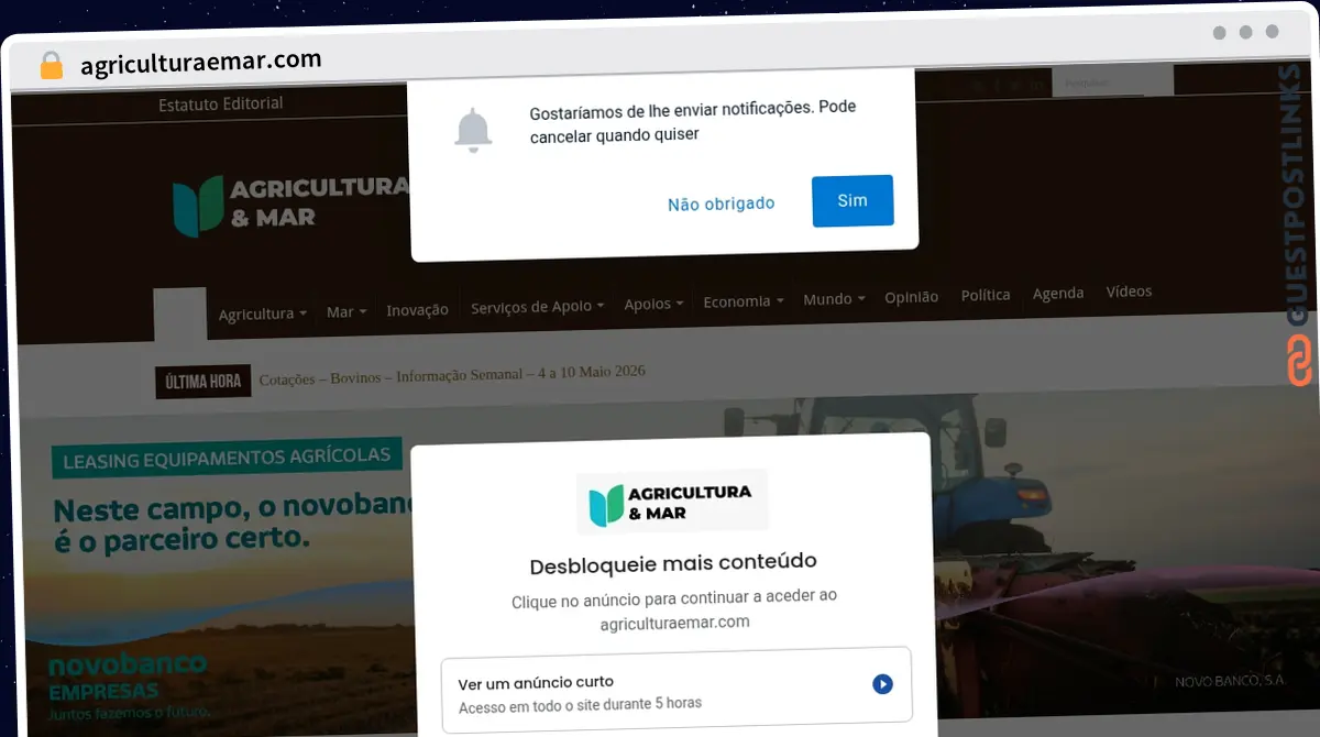 Publish Guest Post on agriculturaemar.com
