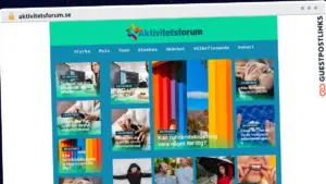 Publish Guest Post on aktivitetsforum.se