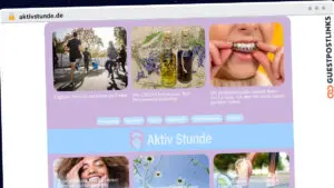 Publish Guest Post on aktivstunde.de