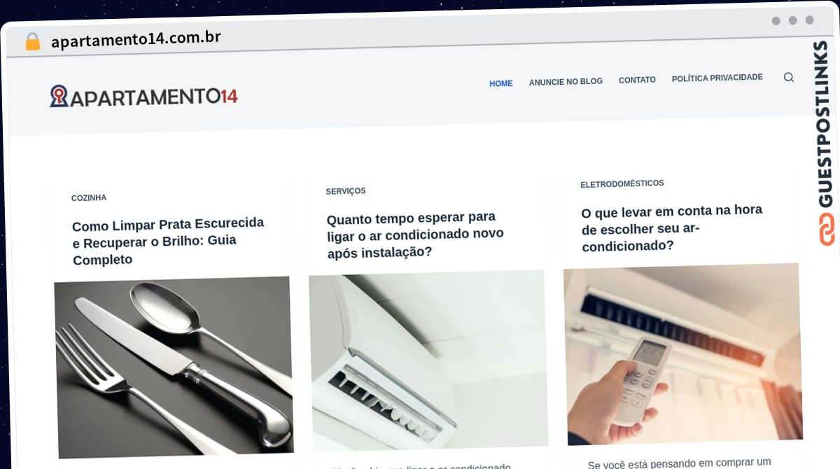 Publish Guest Post on apartamento14.com.br