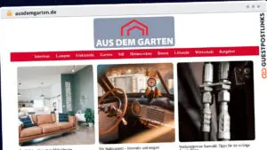 Publish Guest Post on ausdemgarten.de
