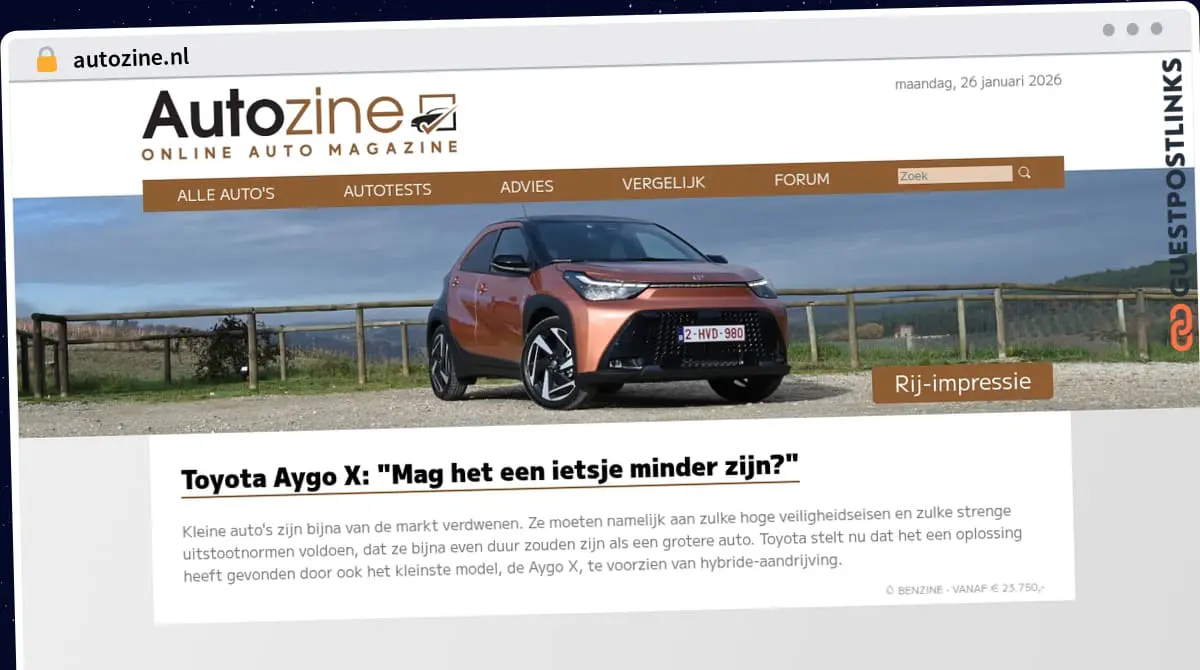 Publish Guest Post on autozine.nl