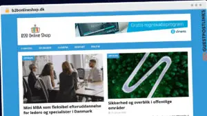 Publish Guest Post on b2bonlineshop.dk