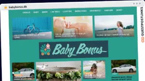 Publish Guest Post on babybonus.dk