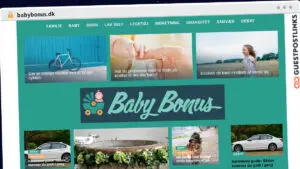 Publish Guest Post on babybonus.dk