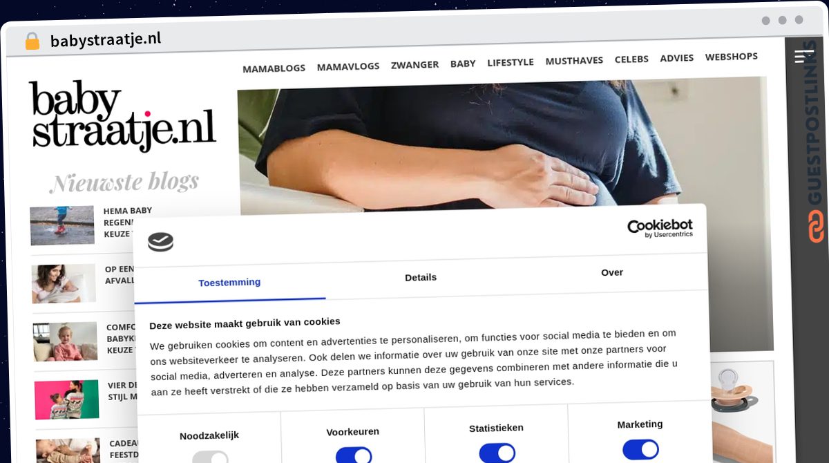 Publish Guest Post on babystraatje.nl