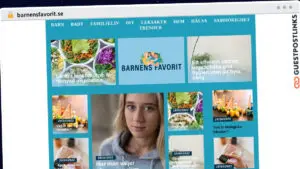 Publish Guest Post on barnensfavorit.se