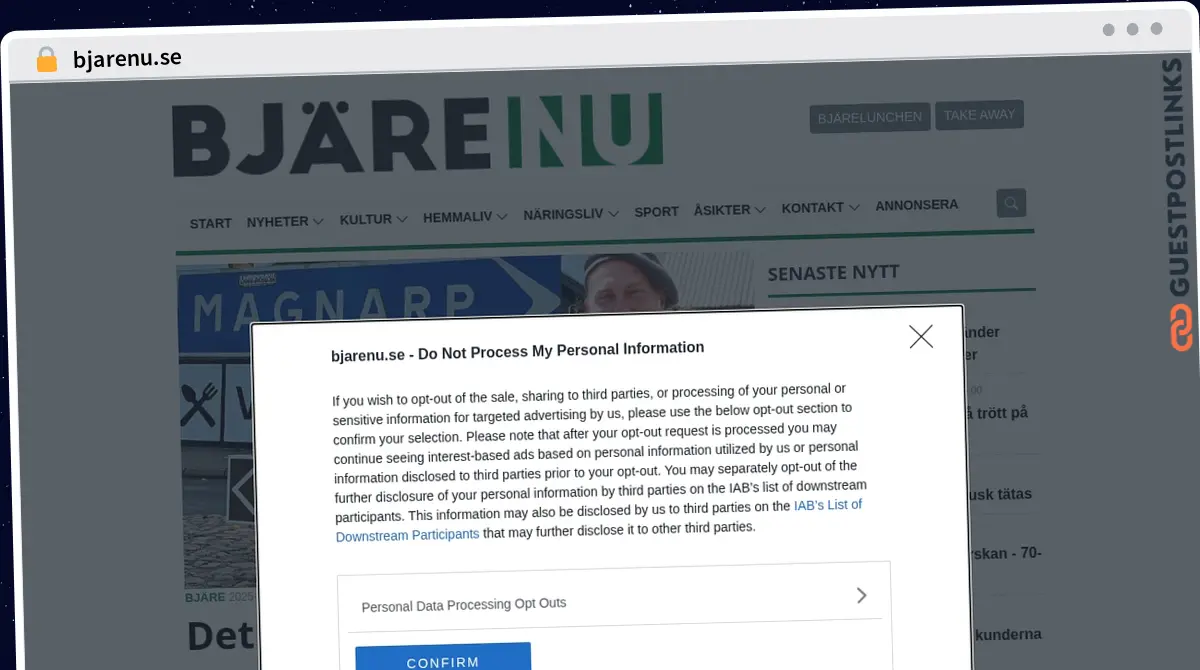 Publish Guest Post on bjarenu.se
