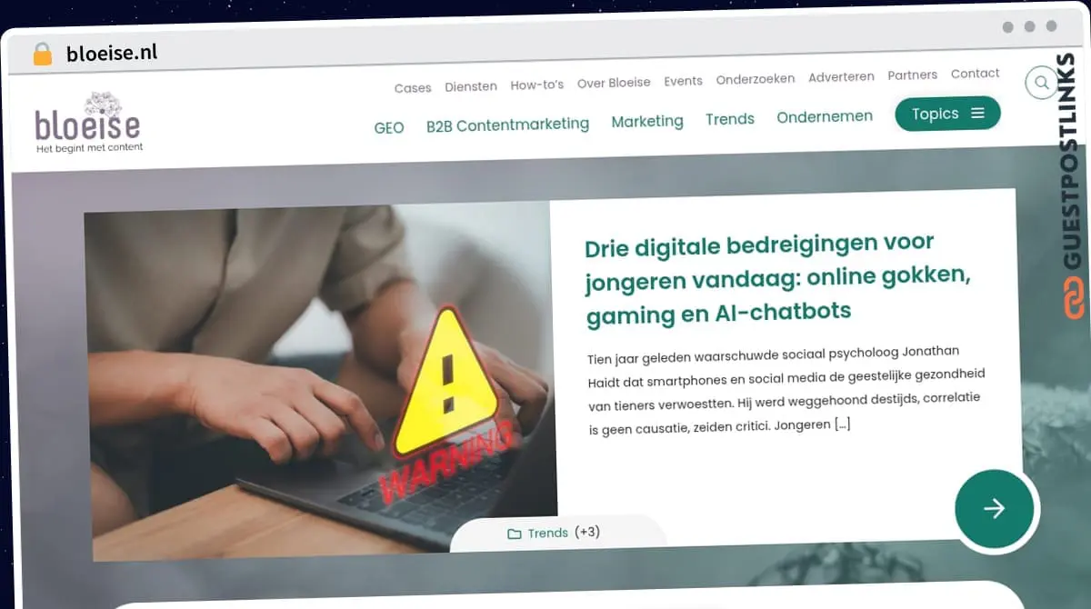 Publish Guest Post on bloeise.nl