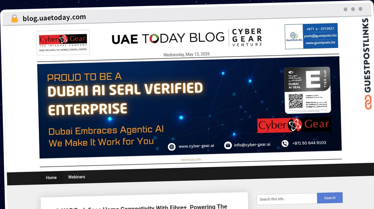 Publish Guest Post on blog.uaetoday.com