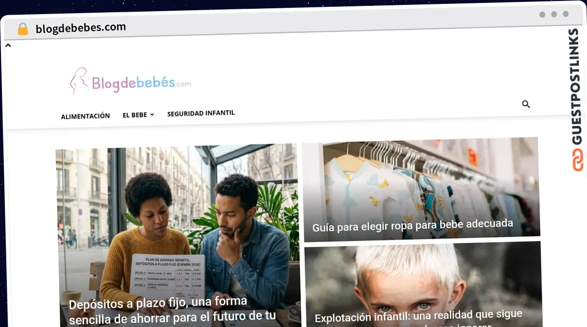 Publish Guest Post on blogdebebes.com