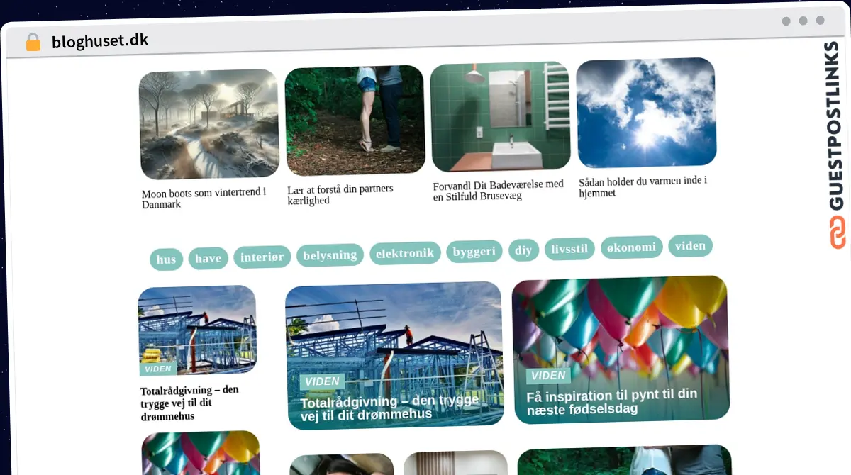 Publish Guest Post on bloghuset.dk
