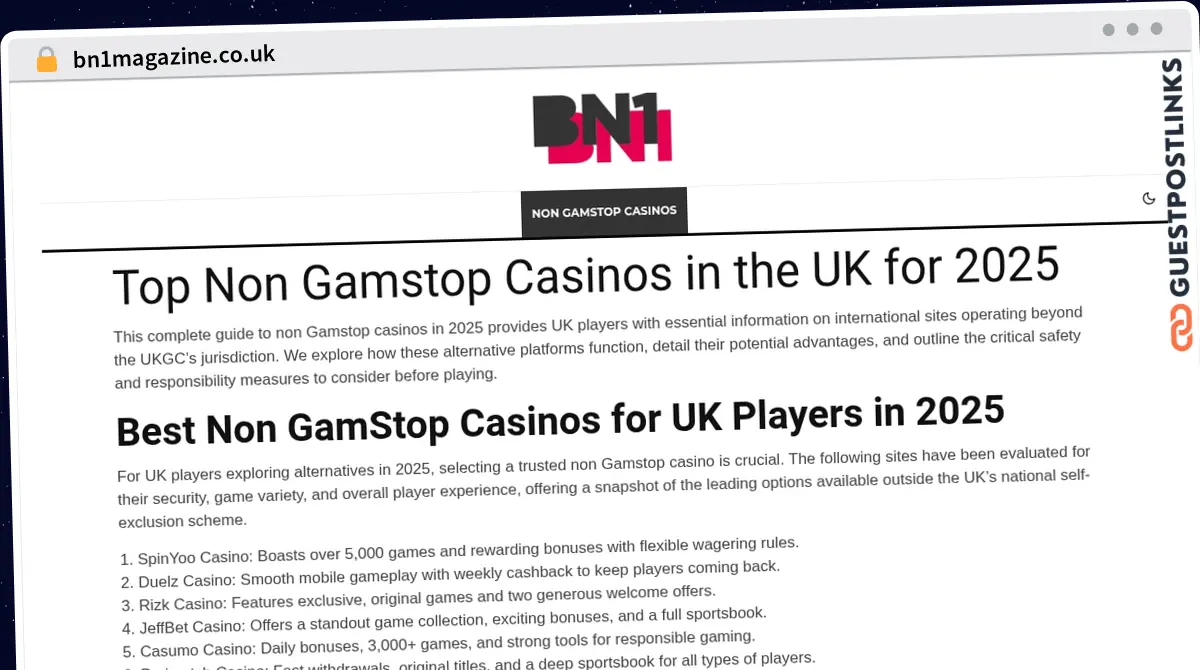 Publish Guest Post on bn1magazine.co.uk