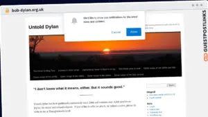 Publish Guest Post on bob-dylan.org.uk