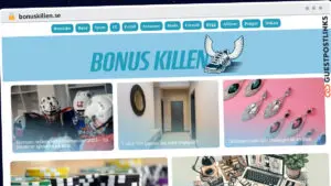 Publish Guest Post on bonuskillen.se