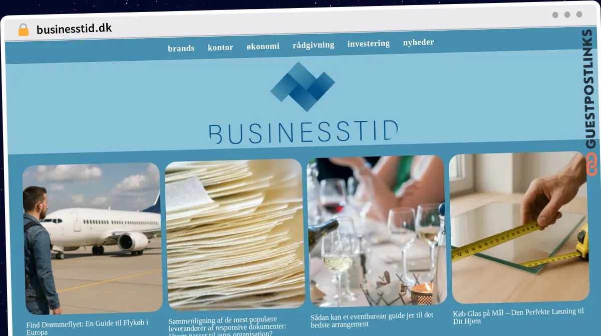 Publish Guest Post on businesstid.dk