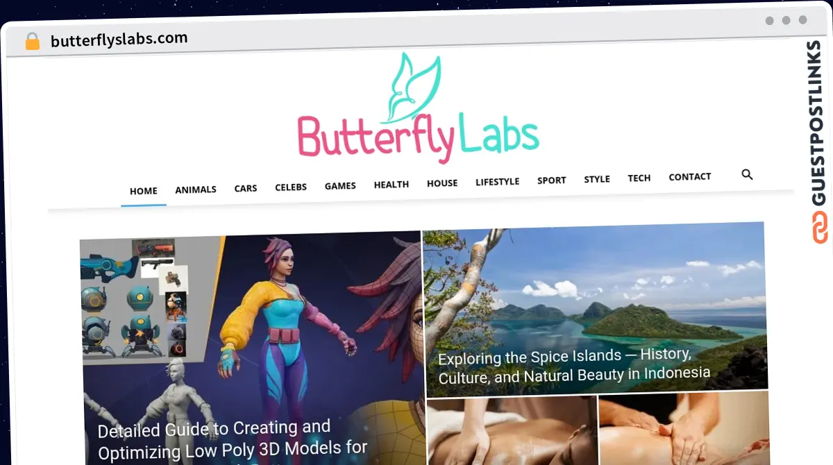 Publish Guest Post on butterflyslabs.com