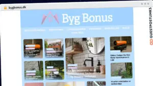 Publish Guest Post on bygbonus.dk