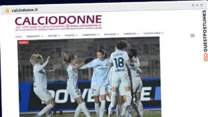 Publish Guest Post on calciodonne.it