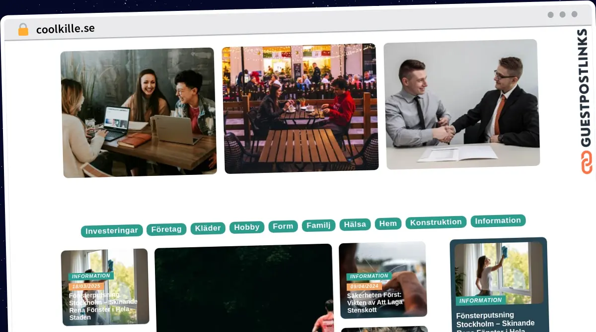 Publish Guest Post on coolkille.se