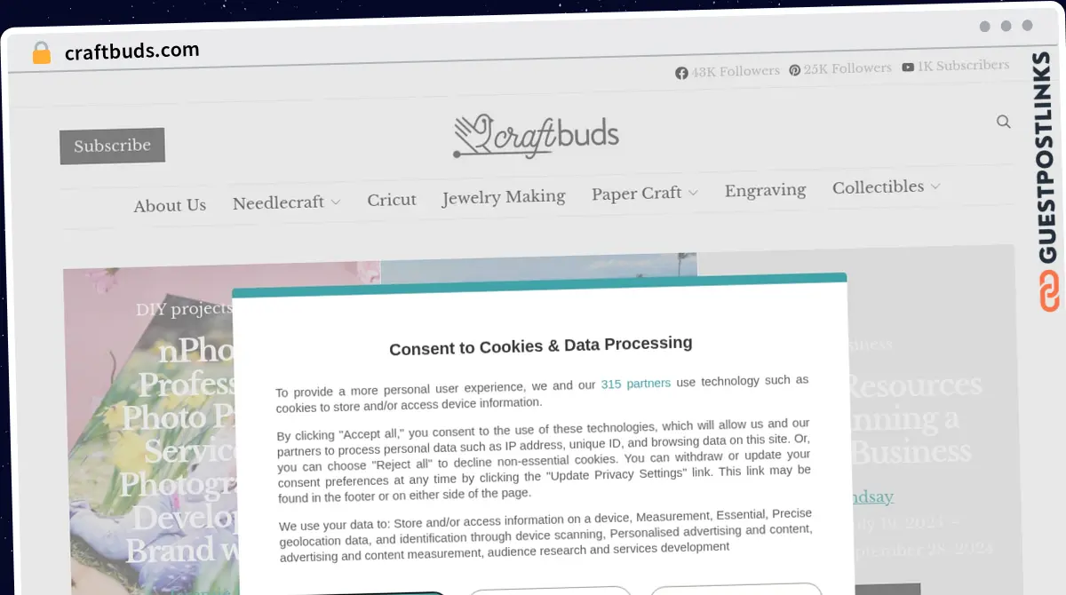 Publish Guest Post on craftbuds.com