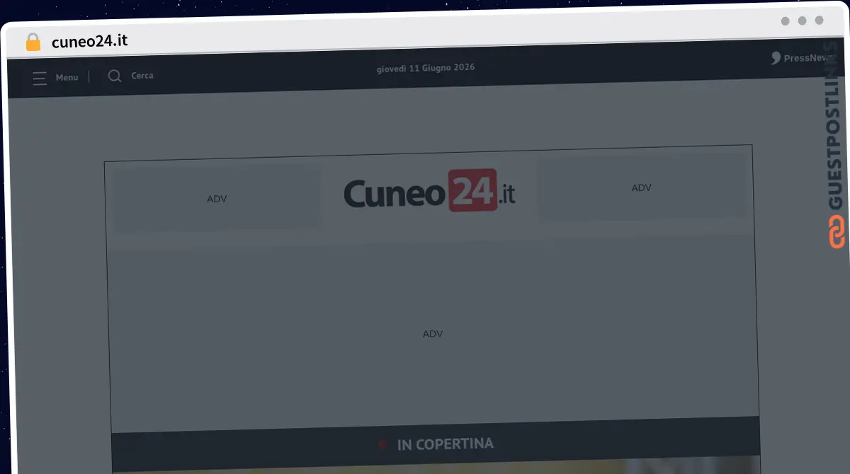 Publish Guest Post on cuneo24.it