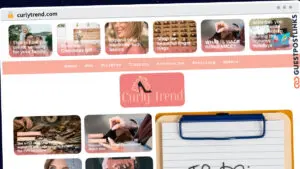 Publish Guest Post on curlytrend.com