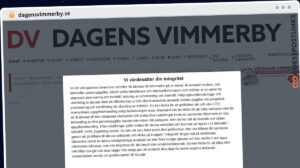 Publish Guest Post on dagensvimmerby.se