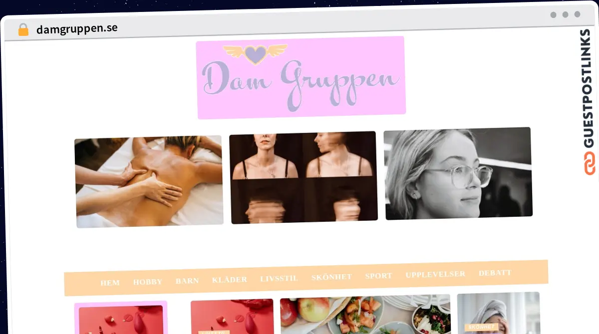 Publish Guest Post on damgruppen.se