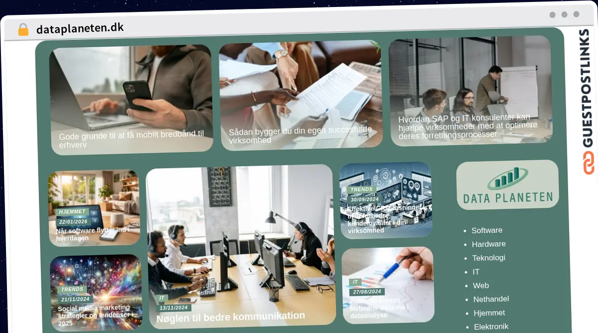 Publish Guest Post on dataplaneten.dk