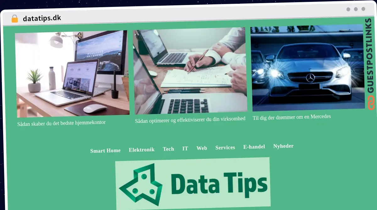 Publish Guest Post on datatips.dk