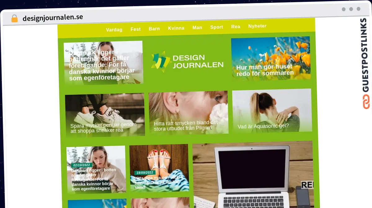 Publish Guest Post on designjournalen.se