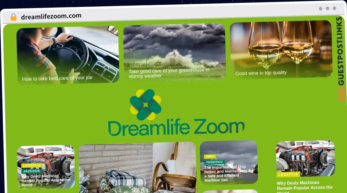 Publish Guest Post on dreamlifezoom.com