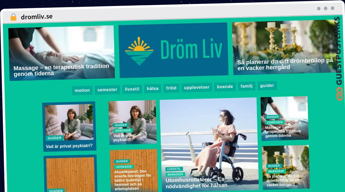 Publish Guest Post on dromliv.se